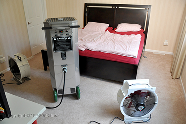 Heater in Bedroom